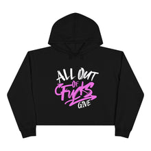 All Out of F's to Give Crop Hoodie